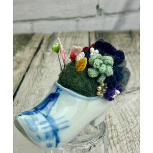 Up Cycled Pin Cushions - Handmade Embellishments - Pin Cushions - Pin Keeps